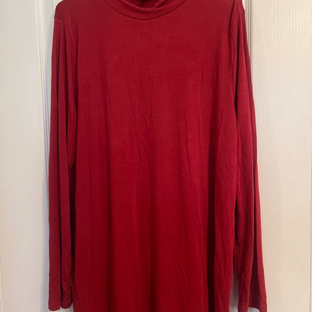 Torrid Long sleeve red blouse in size 3